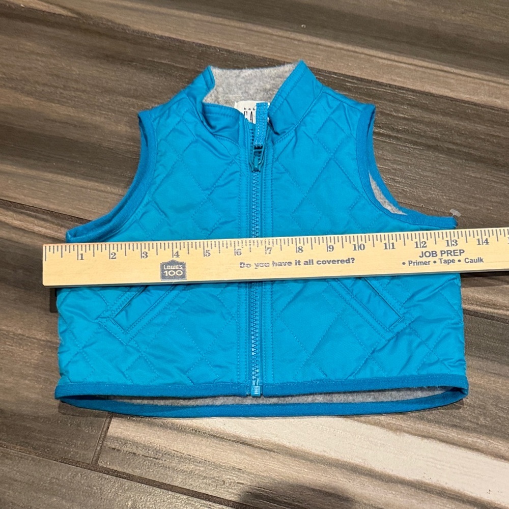 GAP Kids Blue Quilted Vest